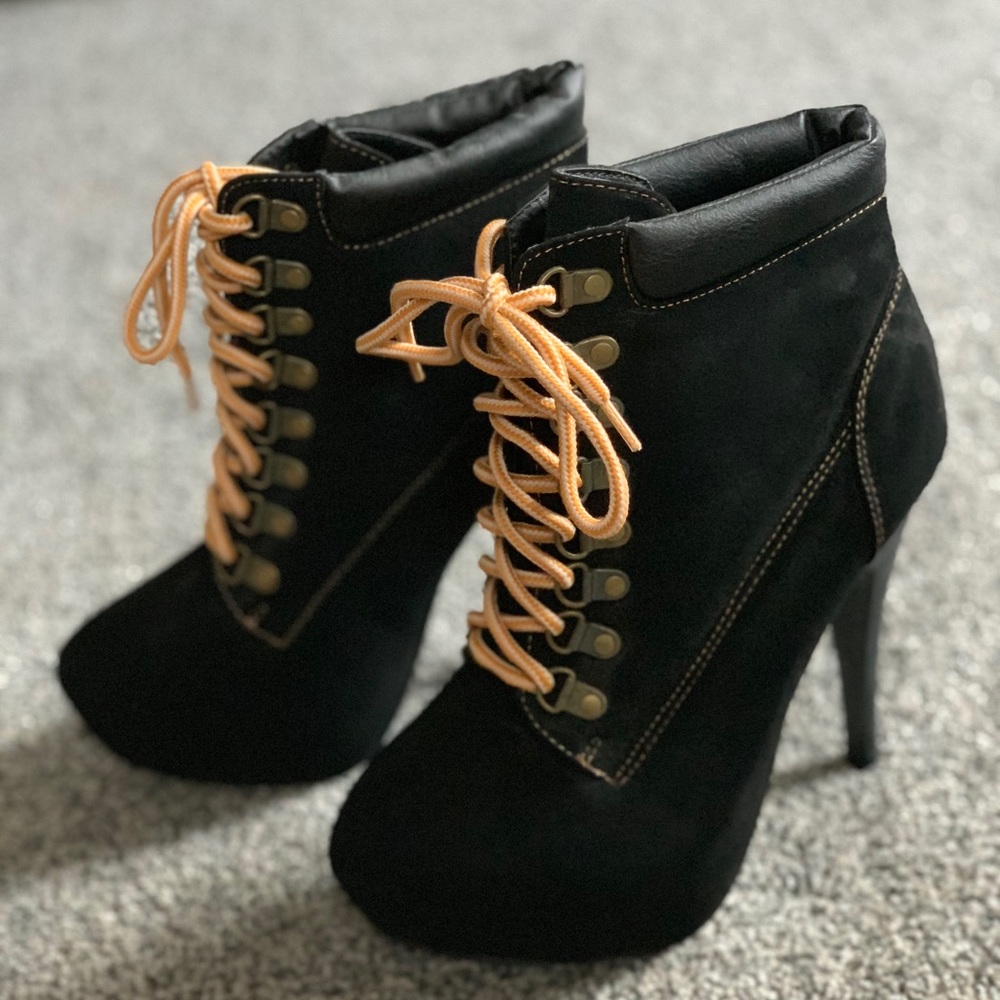 Black boots
